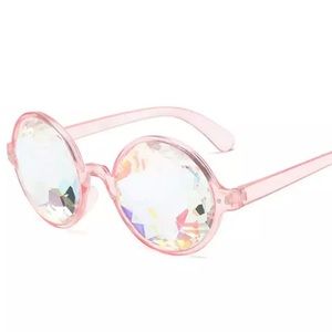 Kaleidoscope halographic RAVE costume party Glasses unisex NEW